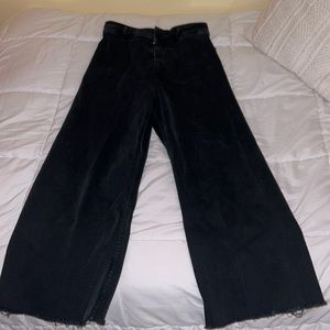 Wide Leg Black Zara Jeans